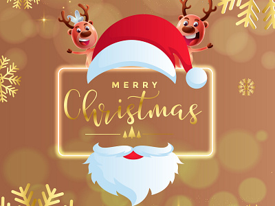 Merry Christmas banner design banner christmas design effects illustrator photoshop vector