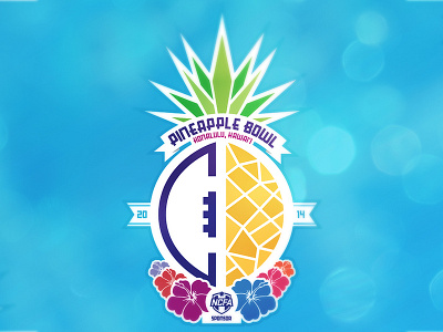 Pineapple Bowl bowl concept logo ncfa