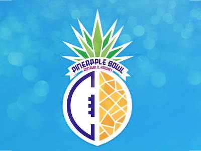 Pineapple Bowl V2 bowl football logo ncfa pineapple