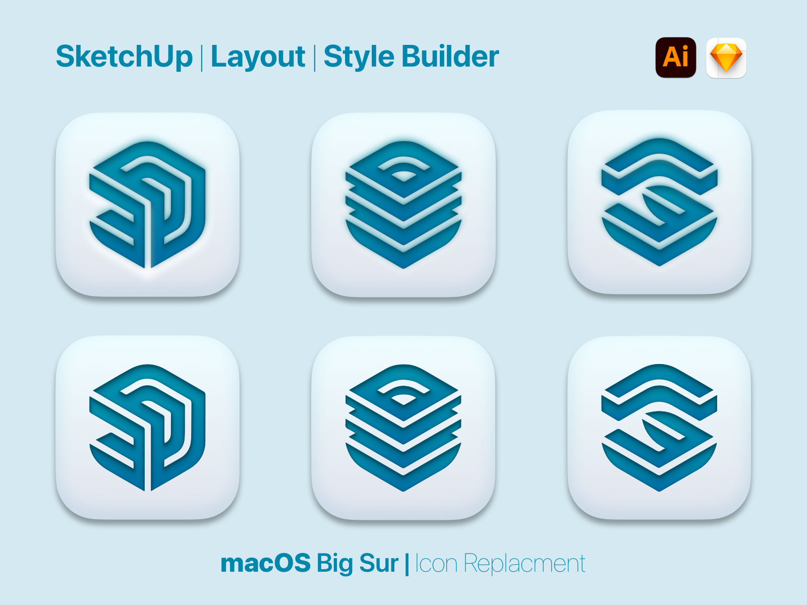 SketchUp icon set by Armin Monirzadeh on Dribbble