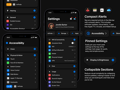 IOS Settings App - Daily UI #7