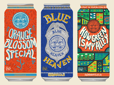 Sun King Brewery Beer Can Mockups
