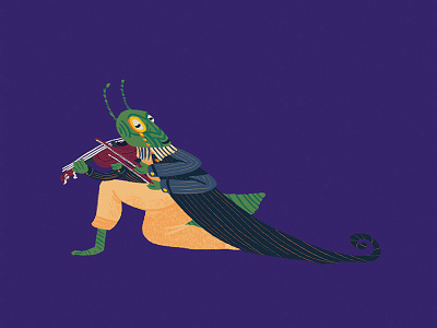 Mr Grasshopper By Aaron Shyr On Dribbble
