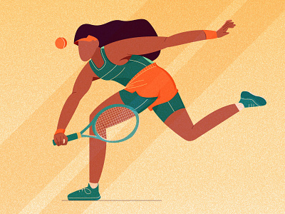 playing_racket_ animation illustration logo sports typography ui vector
