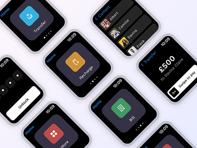 Wallet Smartwatch App Concept