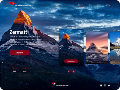 Travel Landing Page design ui ui ux ui design userinterface