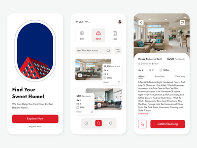 find house app animation app application branding design dribbble graphic design illustration mobile app ui ui ux ui design ux uxdesign