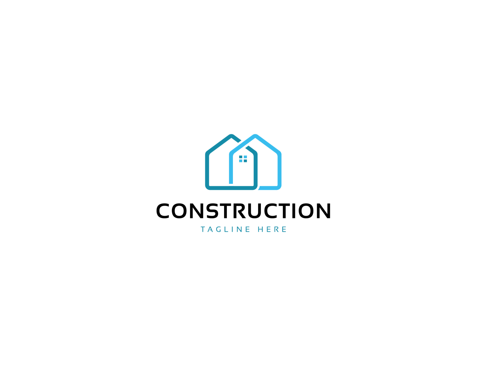 construction logo by Graphic House on Dribbble