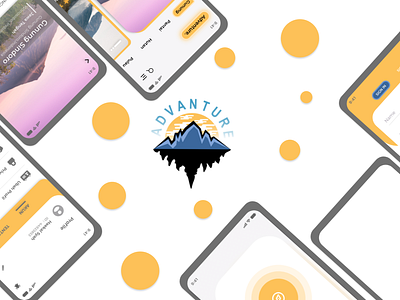 Adventure App app design illustration ui ux