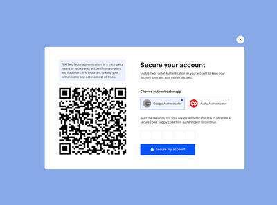 Authentication page - web UI authentication design fintech landing landing page minimalist ui web web3
