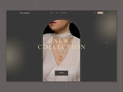 Gold & Gabbana (Jewelry store Landing page)