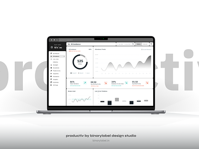 productiv by binarylabel binarylabel dashboard ui design figma ui design minimal product product design ui user experience user interface design ux