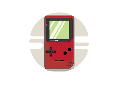 GameBoy Pocket creative design flat game gameboy graphicdesign illustration illustrator play vector web website