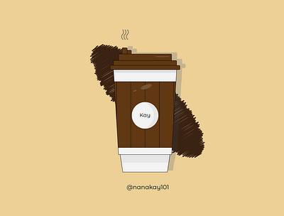 Coffee amazing coffee coffee bean coffee cup creative design flat graphicdesign illustration illustrator vector webdesign