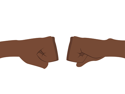 Fist bump family hands hope illustration power pride together unity