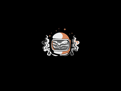 Space Hookah 2 design logo logo design logodesign logos logotype minimal
