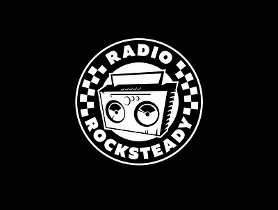 Radio Rocksteady logo design logo logo design logodesign logos logotype minimal punk rocksteady ska ska punk