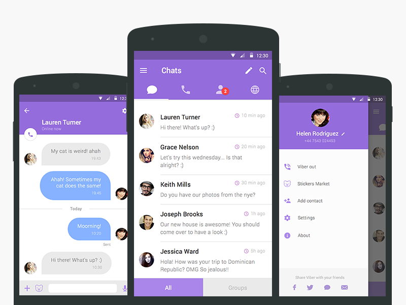 Бесплатный чат телефон. Viber Интерфейс. Вайбер Интерфейс андроид. Мессенджер вайбер. Viber Интерфейс Android.