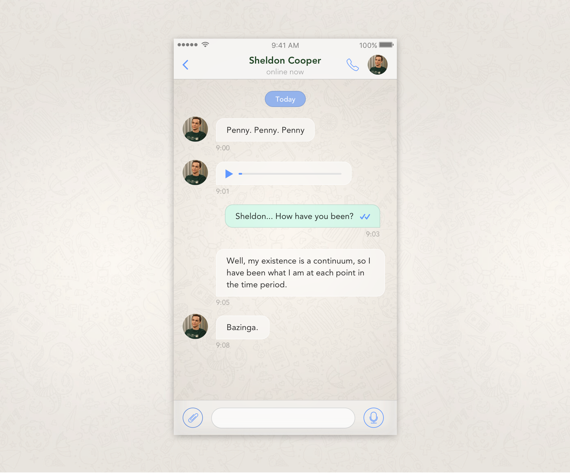 Whatsapp redesign by Julia Mattos on Dribbble