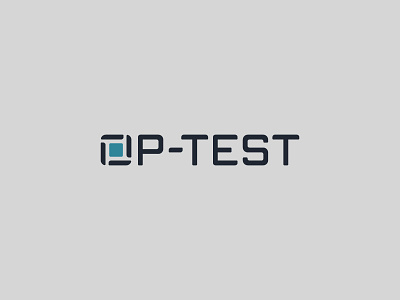 Op-Test Logo brand branding custom logo science typography wordmark