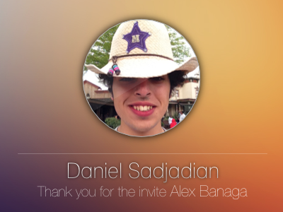 Thank you Alex Banaga :) debut developer invite