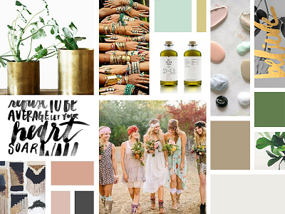 Greenhouse Moodboard by Holly Marie Gibbs on Dribbble