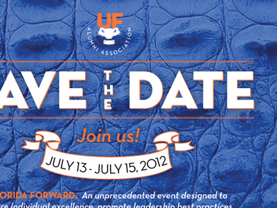 UFAA Save the Date alumni association gators neutra save the date uf ufaa university of florida