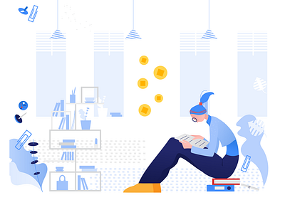 Character illustration - Request money The Snowy Pay animation branding design icon logo snowypay thesnowypay typography ui ux