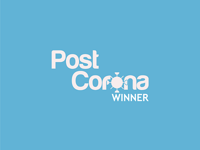 Post Corona Winner competition corona coronavirus design logo logo logodesign minimalist logo