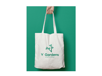 V Gardens Home Nursery branding home nursery logo logo design logo inspiration