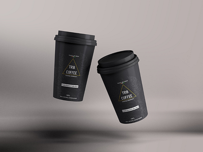TRB coffee Cup branding packaging product package design