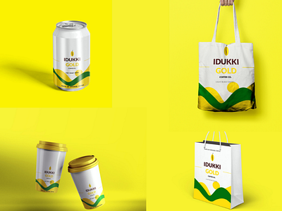 Idukki Gold coffee co Branding branding coffee co packaging