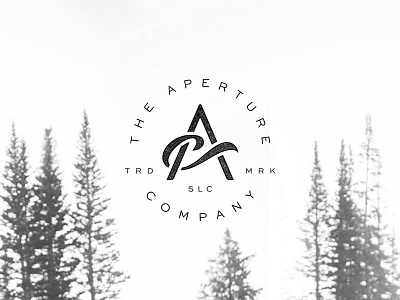 "The Aperture Co" Monogram Process brand branding design by diamond designbydiamond identity logo mark monogram nicholasdamico photography slc