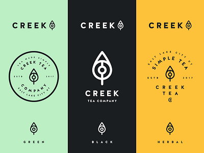 Creek Tea Logo/Color Exploration