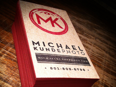 MK photo Busines Cards
