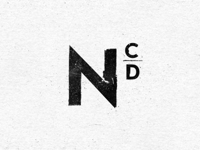 GrungeN c d grunge iconic logo n texture