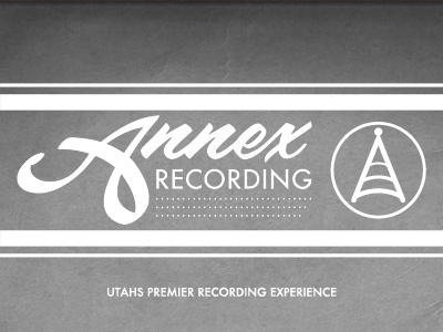 Annex Recording a annex branding futura icon logo recording studio tradmark