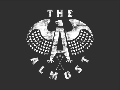The Almost a almost design distress logo shirt tee thealmost