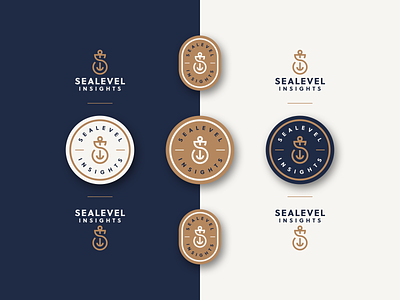 Sealevel - Brand Elements anchor badge branding icon logo mark monogram navy s sea