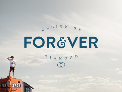 Forever and Ever add ampersand brand designbydiamond diamond forever logo sky