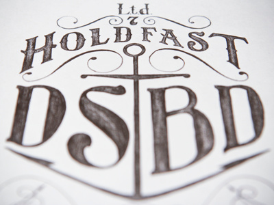 Hold Fast 7 anchor design designbydiamond flourish holdfast ltd sketch