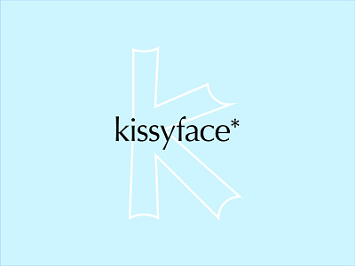 Kissyface* Logo adobe illustrator branding cosmetic graphic design logo stationery wordmark