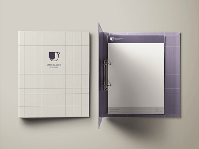 Jaber Aljaber Binder art branding graphic design logo stationery