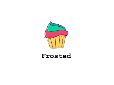 Day 18 cupcake cupcake logo daily dailylogo dailylogochallenge dailylogodesign design illustration lettering logo logo design simple logo vector