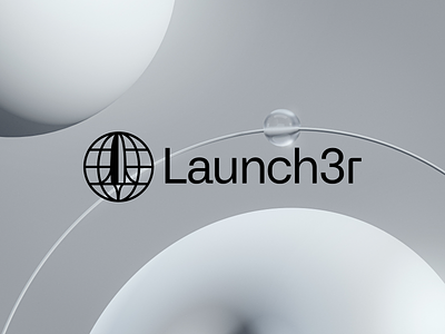 🌐 Launch3r - web3 Consulting - Branding abstract branding consulting design figma graphic design illustration launcher logo mark vector web3