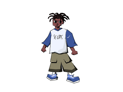Travis Scott character character design hip hop illustration nike rap travis scott