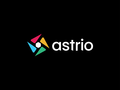 Logo Design for ASTRIO adobe illustrator brand identity branding design graphicdesign identity logo myanmar
