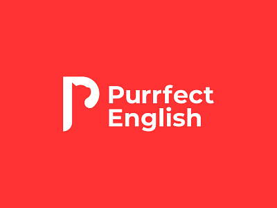 Logo Design for Purrfect English adobe illustrator brand identity branding design graphicdesign identity logo myanmar