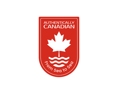 Authentically Canadian adobe illustrator brand identity branding design graphicdesign logo myanmar vector