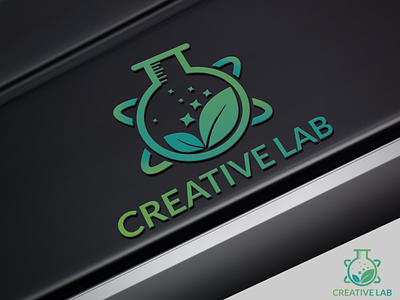 Creative lab Logo Design brand identity branding design illustration logo logo design logo design branding logotype modern logo vector